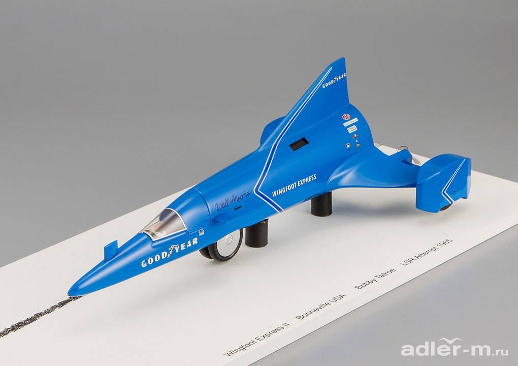 BIZARRE 1:43 Wingfoot Express Bonneville Bob Tatroe LSR Attempt 1965 B1005