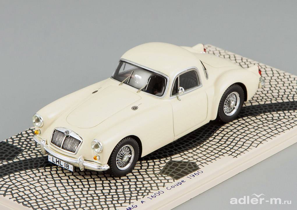 BIZARRE 1:43 MG MGA 1600 Coupe 1960 (beige) BZ348