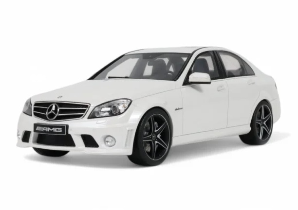 GT SPIRIT 1:18 Mercedes-Benz C63 AMG - 2007 (diamod white) GT928