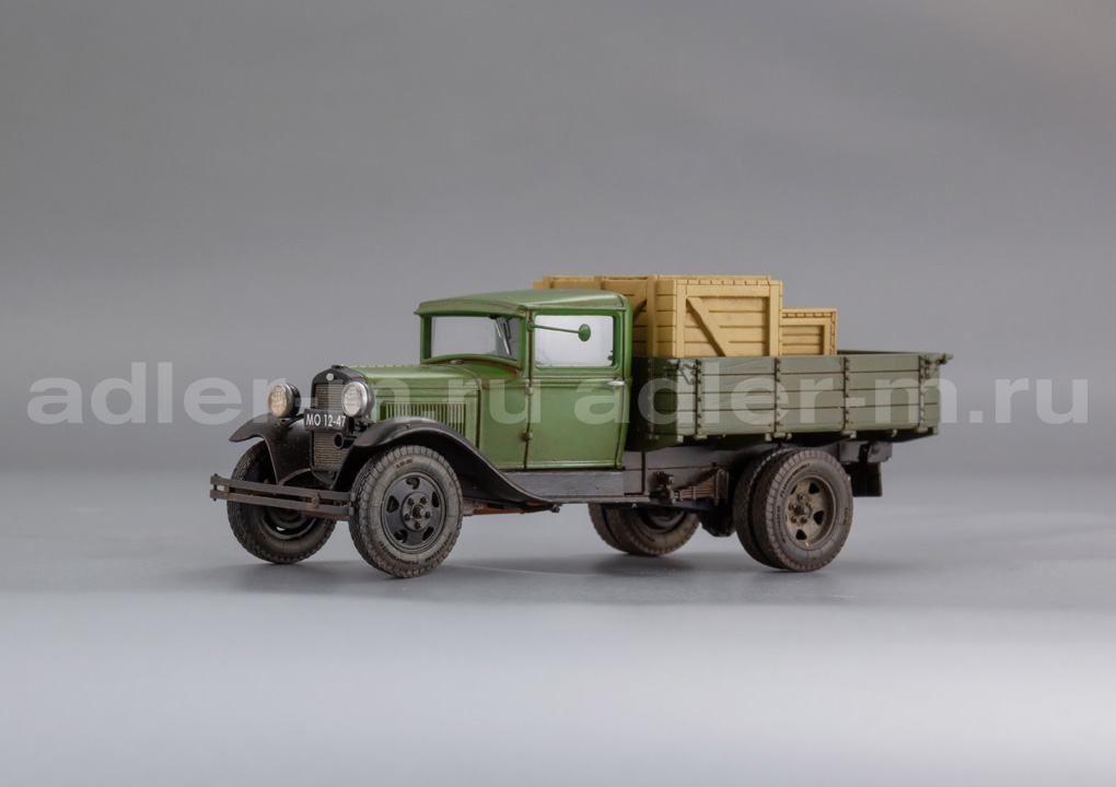 САРЛАБ 1:43 АА, бортовой, 1936 г с ящиками в кузове (со следами экспл.) SL-300-2