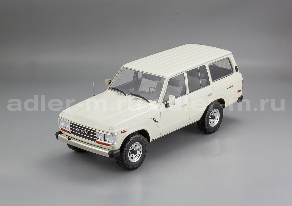 LS COLLECTIBLES 1:18 Toyota Land Cruiser J60 - 1987 (white) LS056A