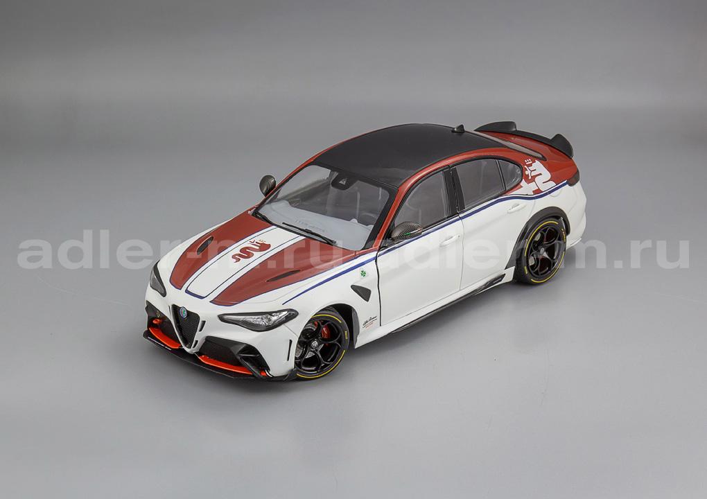 SOLIDO 1:18 Alfa Romeo Giulia GTA-M - 2023 (white/red) S1806907