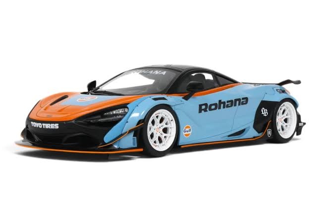 GT SPIRIT 1:18 Porsche LB-Works 720S - 2017 (orange / blue) GT989