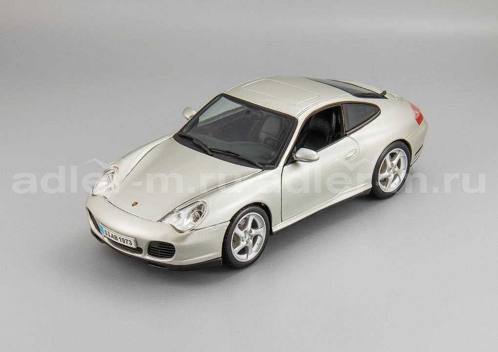 MAISTO 1:18 Porsche 911 Carrera 4S (996) (silver) M-31628S