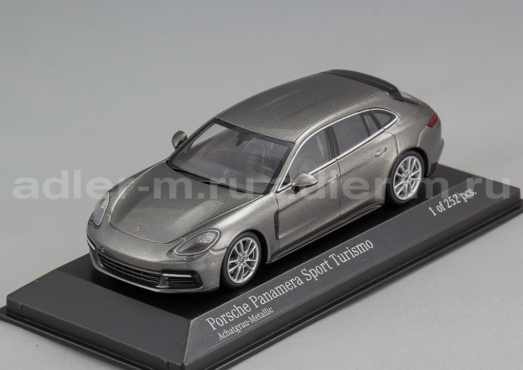 MINICHAMPS 1:43 Porsche Panamera 4S Diesel Sport Turismo - 2017 (grey) 410066111