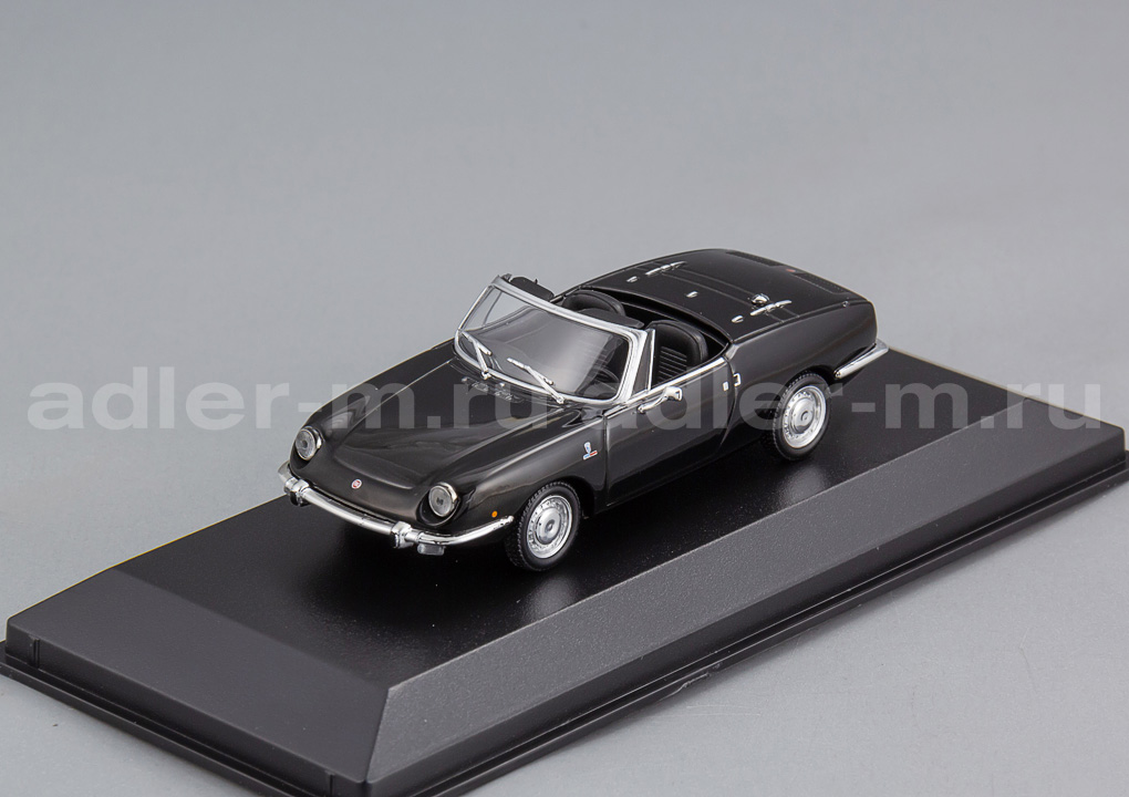 MINICHAMPS (MAXICHAMPS) 1:43 Fiat 850 Sport Spider - 1968 (black) 940121231
