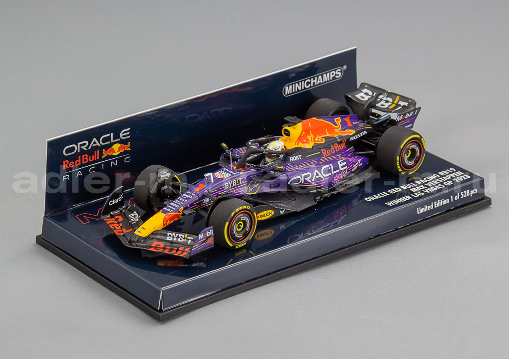MINICHAMPS 1:43 Oracle Red Bull Racing RB19 Winner Las Vegas GP 2023 M.Verstappen 410232201