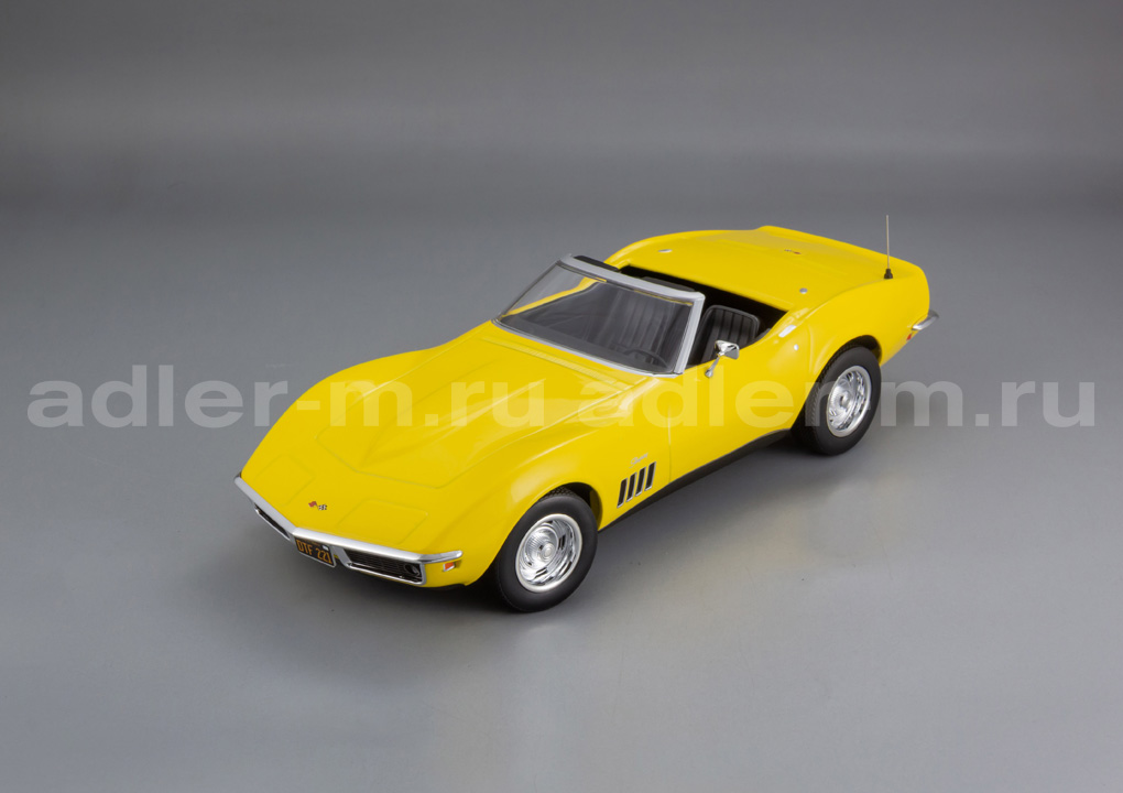 NOREV 1:18 Chevrolet Corvette C3 Convertible - 1969 (Daytona Yellow) 189039