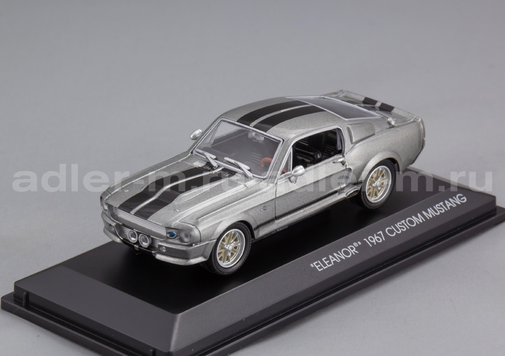 GREENLIGHT 1:43 Ford Mustang "Eleanor" GT 500 1967 (из к/ф "Угнать за 60 секунд") 86411