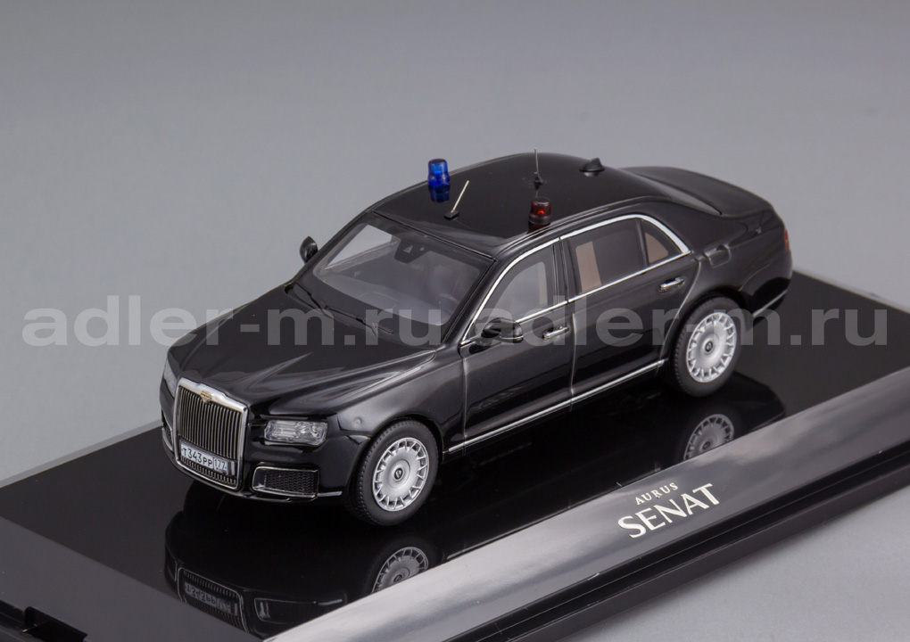 МИНИМИР 1:43 AURUS SENAT, ФСО г. Москва "ГОН" - 2022 (universe black) MM_412305