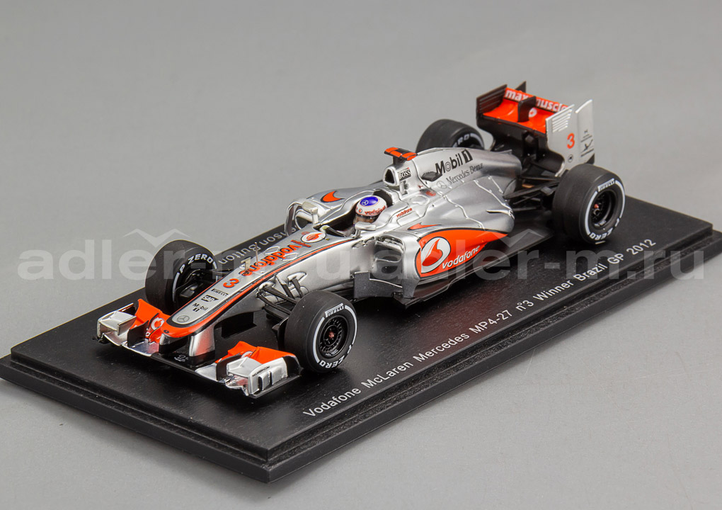 SPARK 1:43 McLaren MP4-27 #3 Winner Brazil GP 2012 J.Button S3049