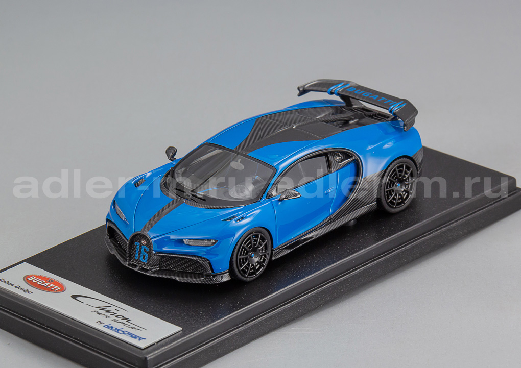 LOOKSMART 1:43 Bugatti Chiron Pur Sport (agile blue) LS520A