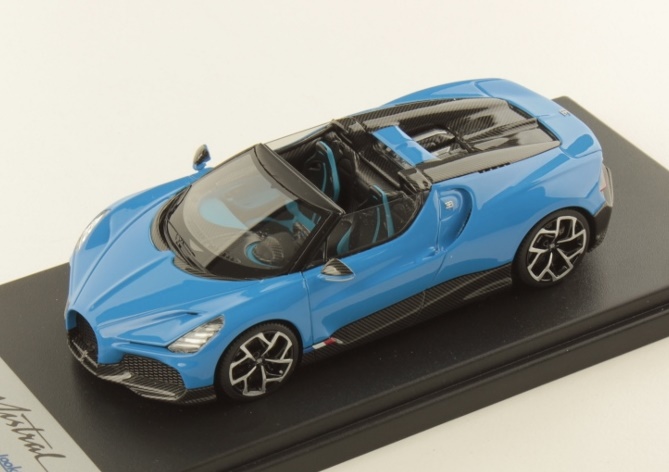 LOOKSMART 1:43 Bugatti W16 Mistral (blue) LS544C