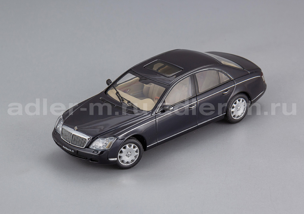 AUTOART 1:43 Maybach 57 SWB 2003 (caspian black/caspian black chromaflair) 56152
