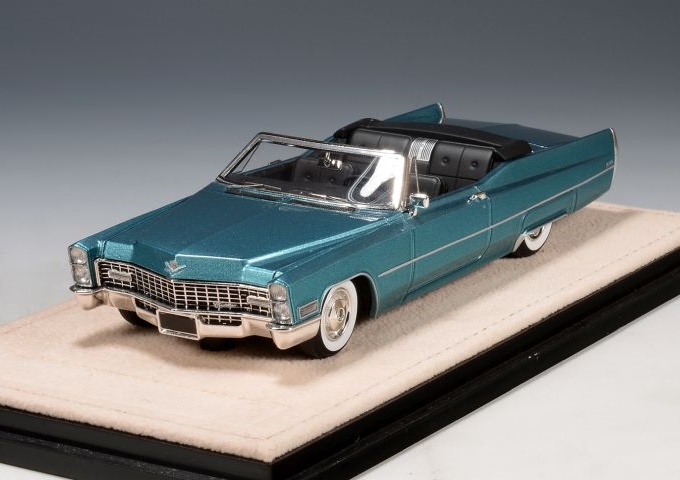 GLM + STAMP MODELS 1:43 Cadillac DeVille Кабриолет (открытый) - 1967 (Capri Aqua Metallic) STM67703