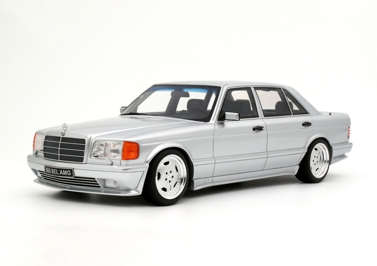 OTTO MOBILE 1:18 Mercedes-Benz 560 SEL 6.0 AMG - 1989 (silver) OT1251
