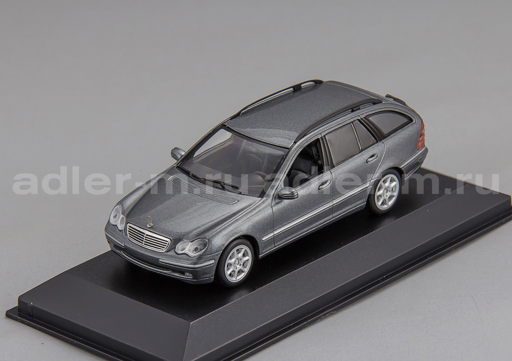 MINICHAMPS (MAXICHAMPS) 1:43 Mercedes-Benz C-Class T-Model (S203) – 2001 (grey met) 940030110