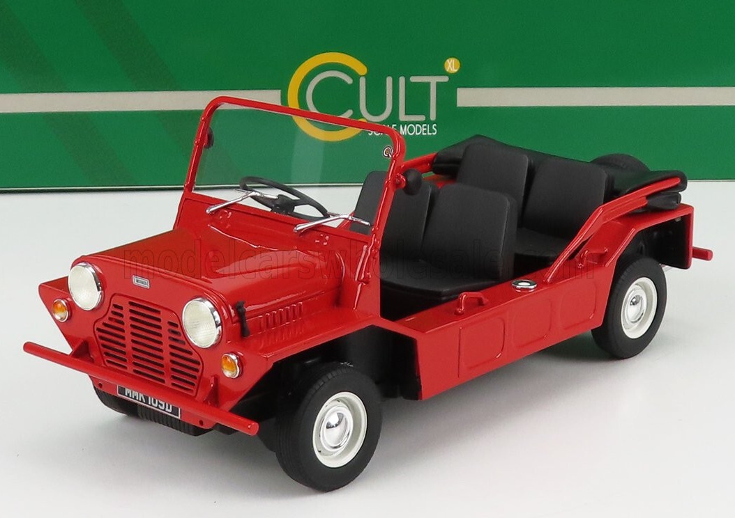 CULT SCALE MODELS 1:18 Mini Moke - 1965 (red) CML109-3