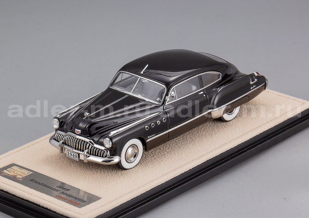 GLM + STAMP MODELS 1:43 Buick Roadmaster Sedanette - 1949 (black) STM493003
