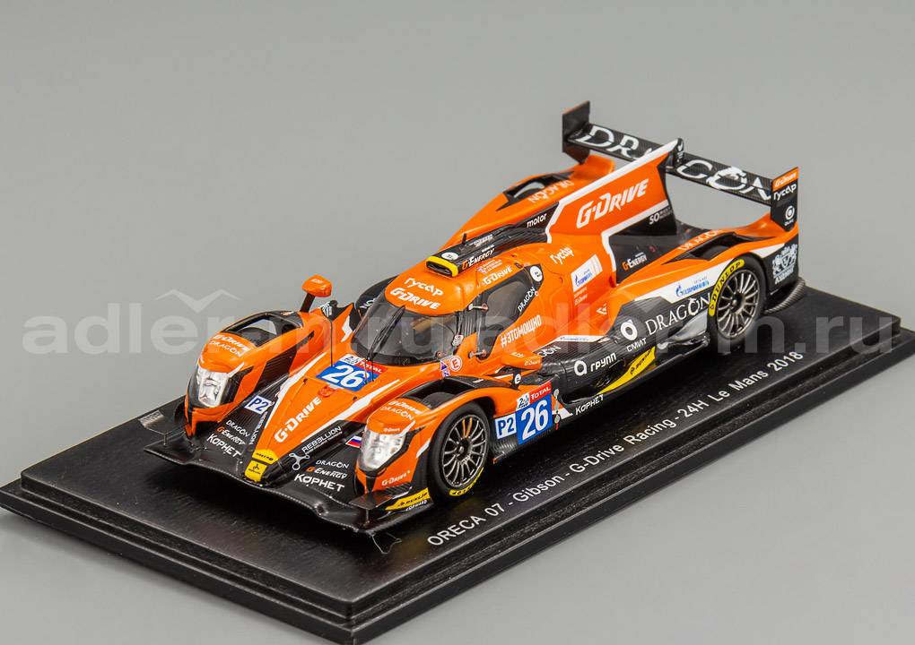 SPARK 1:43 Oreca 07 - Gibson #26 G-Drive Racing 24h LM 2018 R. Rusinov - A. Pizzitola - J-E. Vergne S7013