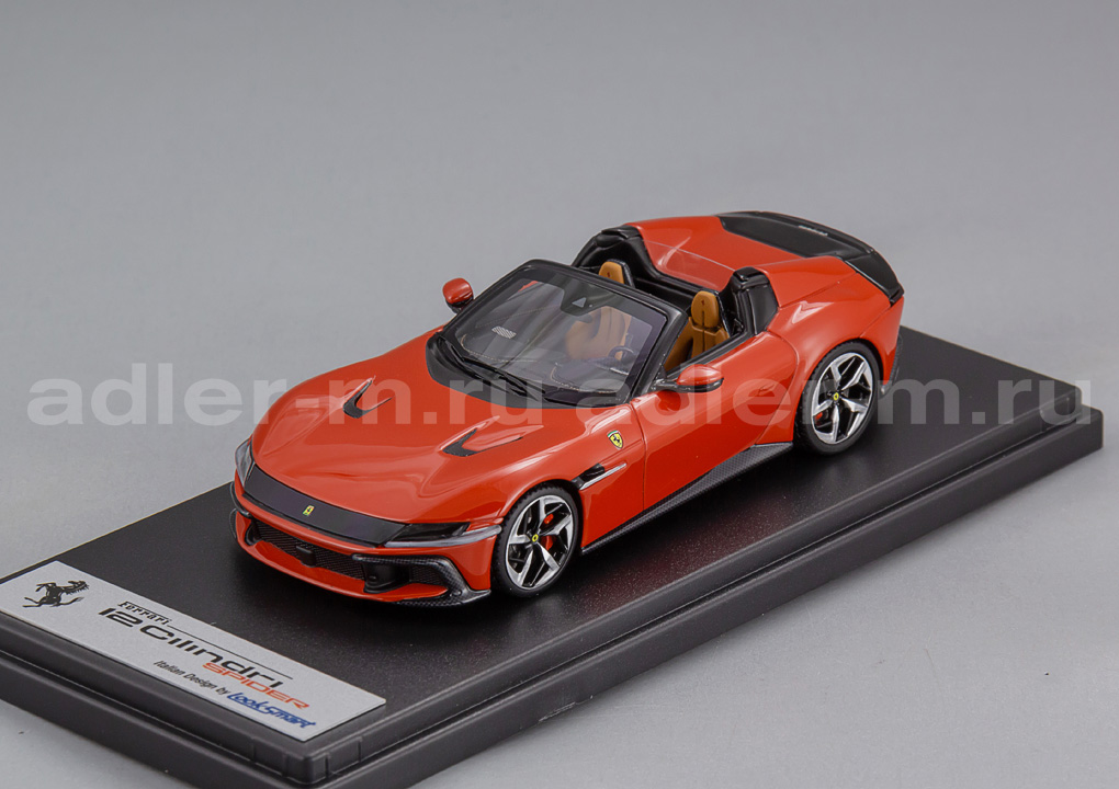 LOOKSMART 1:43 Ferrari 12 Cilindri Spider (Rosso Corsa) LS556C