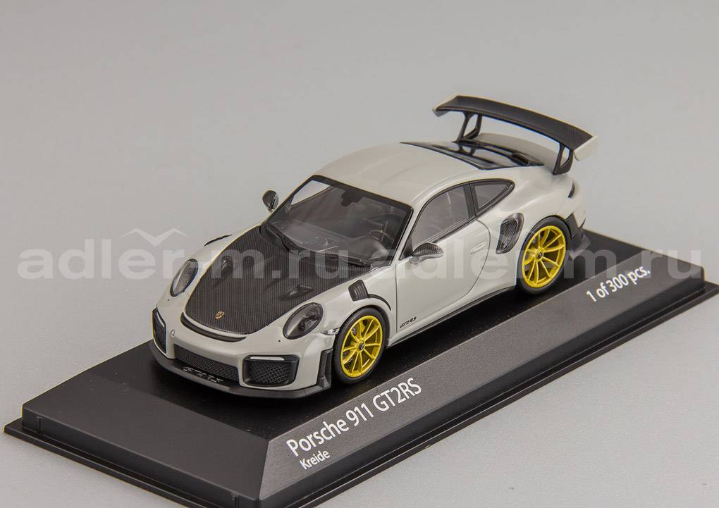 MINICHAMPS 1:43 Porsche 911 (991.2) GT2RS - 2018 (kreide) 410067226
