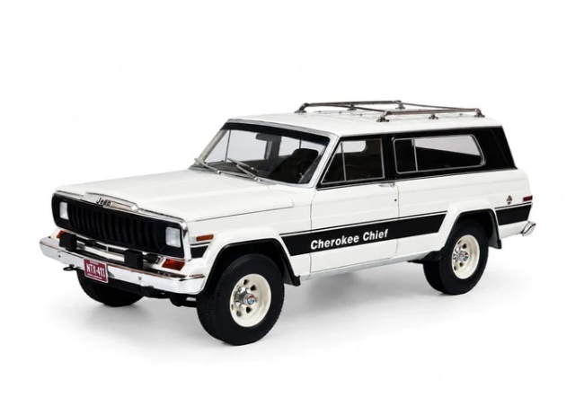 CULT SCALE MODELS 1:18 Jeep Cherokee Chief (SJ) (1980-1983) (white) CML207-3
