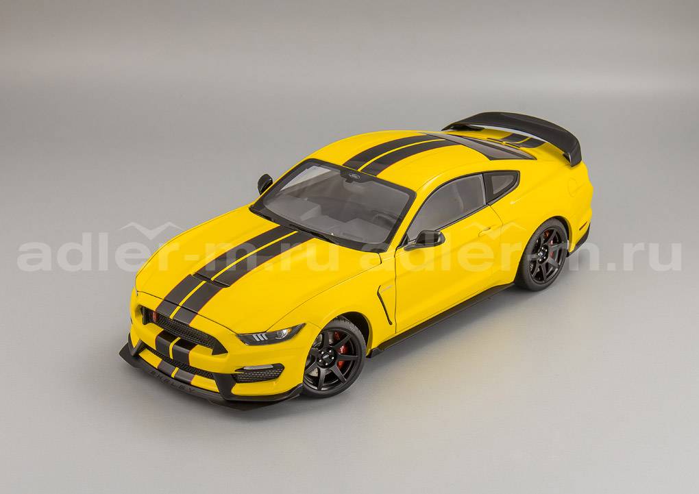 AUTOART 1:18 Ford Shelby Mustang GT350R - 2017 (yellow / black) 72932