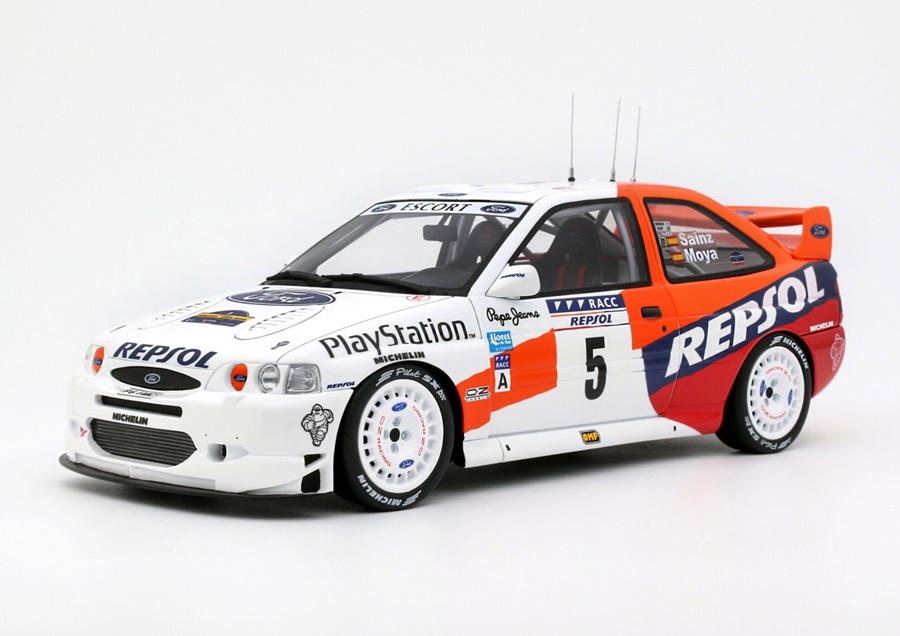 OTTO MOBILE 1:18 Ford Escort WRC Rallye Catalunya 1997 - Sainz, Moya OT1179