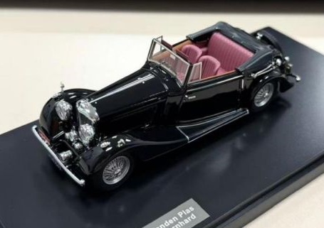 MATRIX 1:43 Bentley 4¼ Litre DHC Vanden Plas - 1939 - HRH Prince Bernhard of Netherlands #B/32/KT (black) MX50201-183