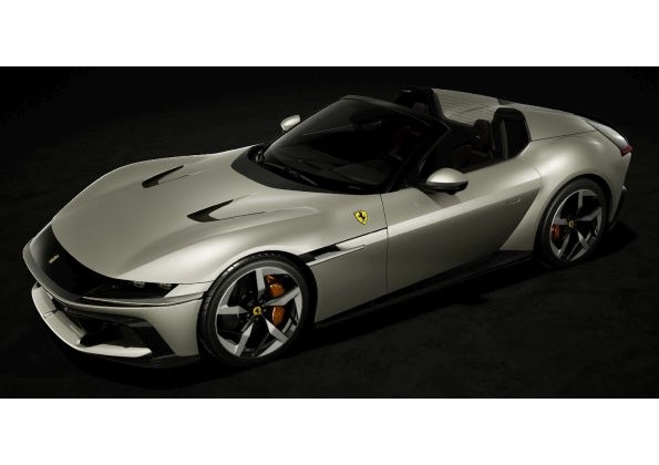 LOOKSMART 1:43 Ferrari 12 Cilindri Spider (Grigio Ingrid) LS556J