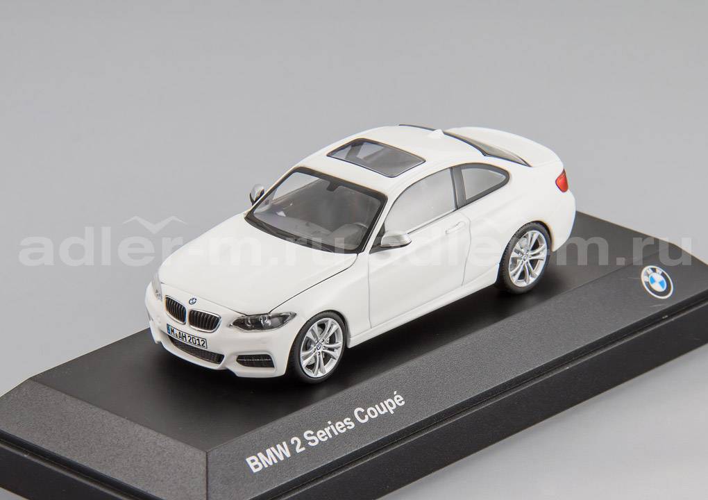 HERPA 1:43 BMW 2er (F22) Coupe 2014 [с открывающимися элементами] (white) 80422336869