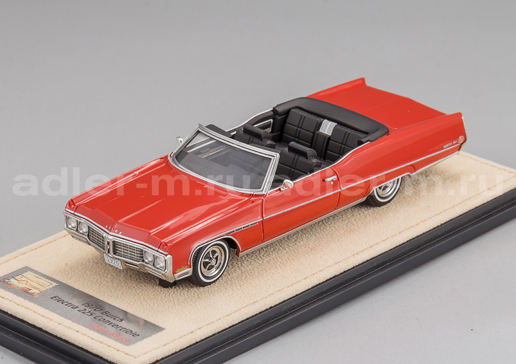 GLM + STAMP MODELS 1:43 Buick Electra 225 Convertible (открытый) - 1970 (red) STM703001