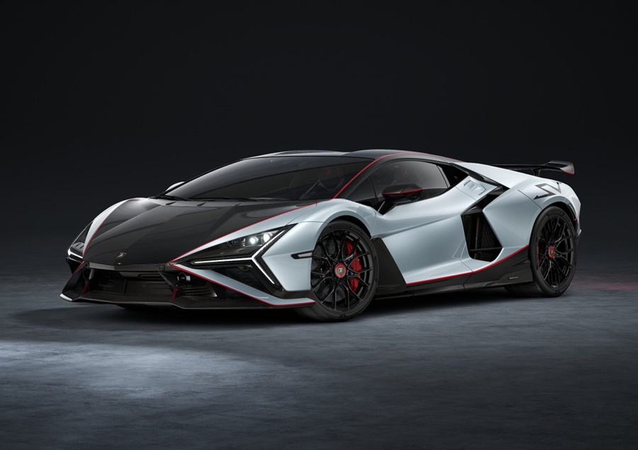 LOOKSMART 1:43 Lamborghini Revuelto SV (Azzurro Tethys with Black / Red Livery) LS577B