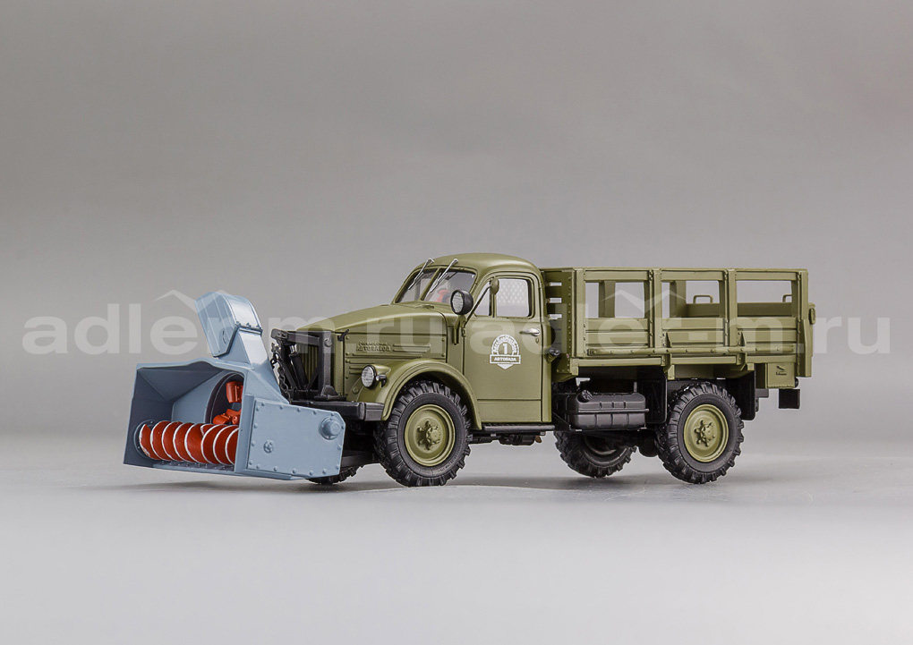 САРЛАБ 1:43 Шнеко-роторный снегоочиститель РС-363 на шасси Горький-63, 1957г. (хаки) SL-236