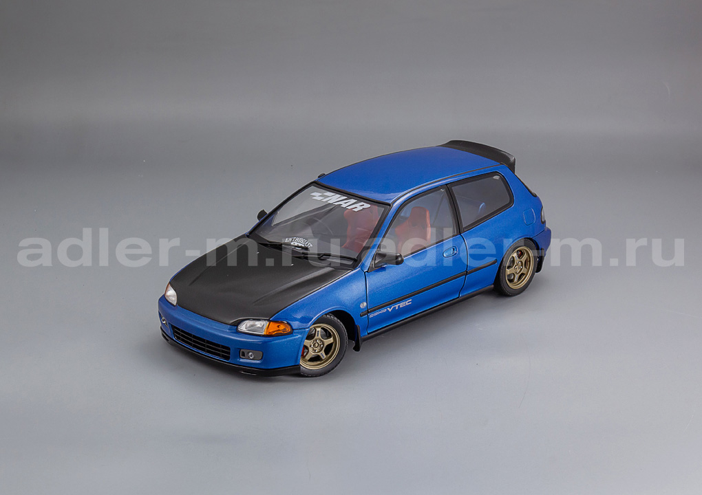 SOLIDO 1:18 Honda Civic (EG6) - 1991 (blue/black) S1810406