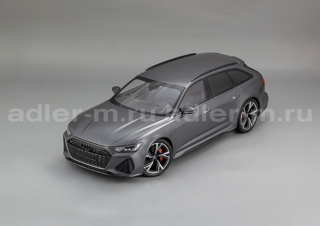 MINICHAMPS 1:18 Audi RS 6 Avant - 2019 (matt grey) 155018015