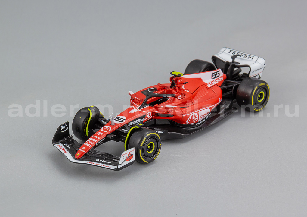 BBURAGO 1:43 Ferrari SF-23 Team Suderia Ferrari #55 Las Vegas USA GP 2023 BU18-36836-S-VEGAS
