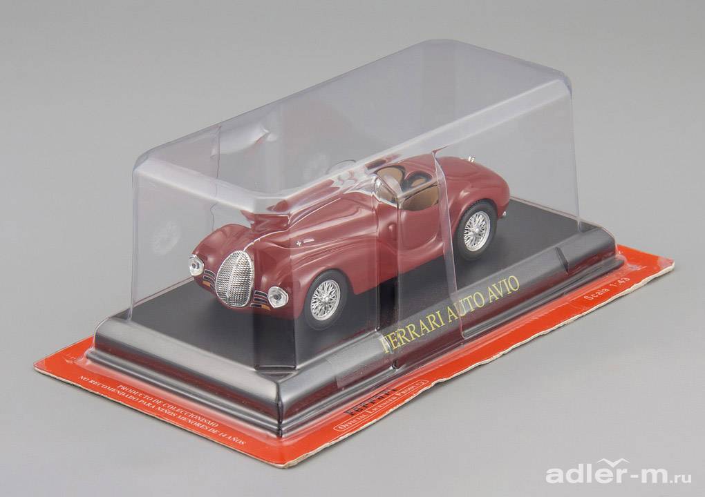 IXO (ALTAYA) 1:43 Ferrari Auto Avio Costruzioni 815 1940 (red) 3512