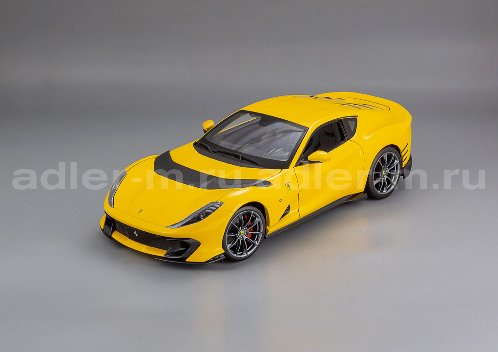 BBURAGO 1:18 Ferrari 812 Competizione - 2021 (giallo modena) BU18-01646