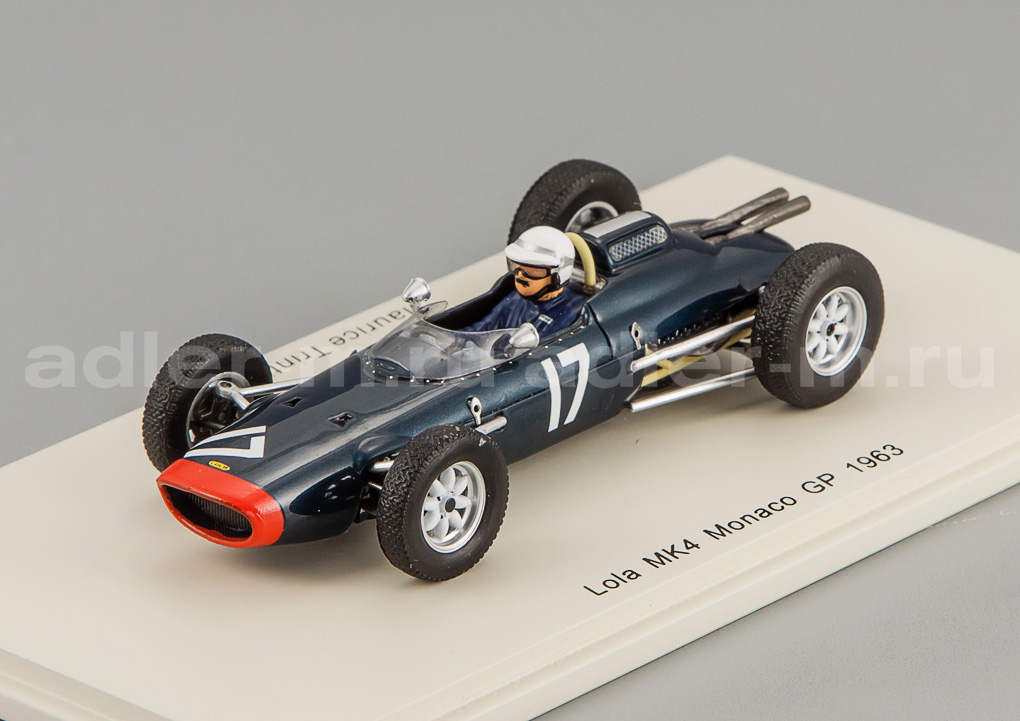 SPARK 1:43 Lola MK4 #17 Monaco GP 1963 Maurice Trintignant S4269