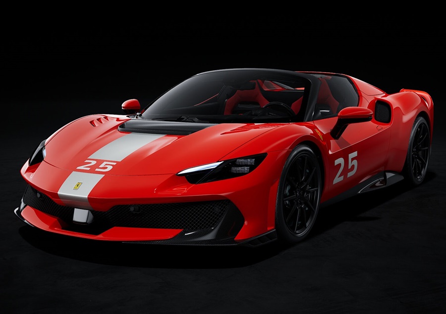 LOOKSMART 1:43 Ferrari 296 Speciale Aperta (Rosso Corsa with Livery) LS565E