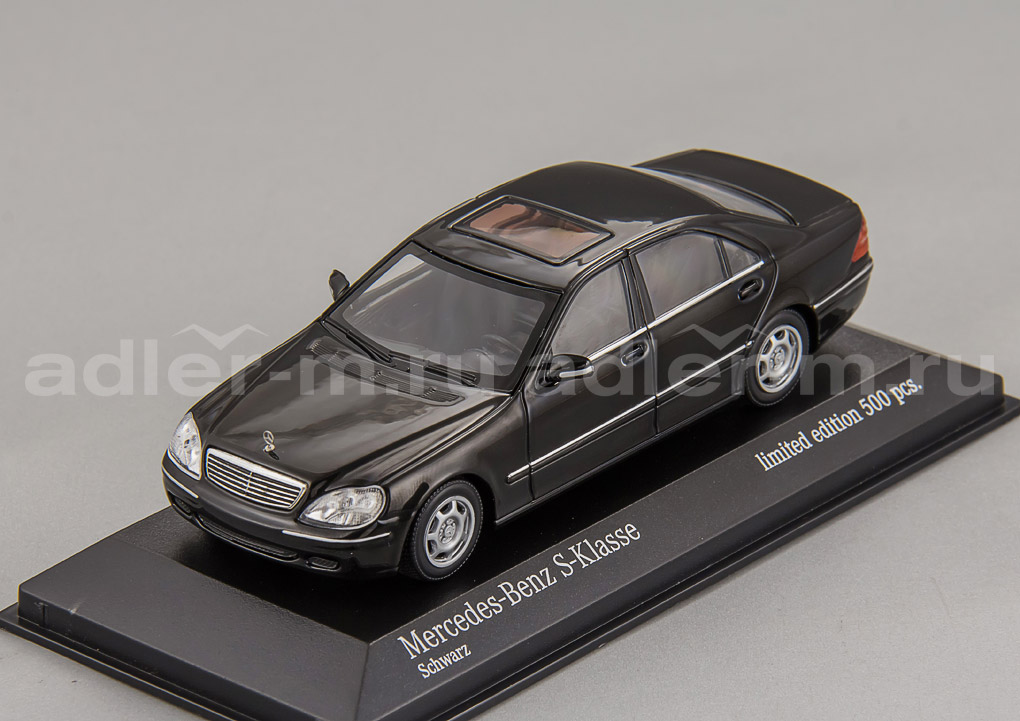 MINICHAMPS 1:43 Mercedes-Benz S-Class V220 - 1998 (black) 943036203