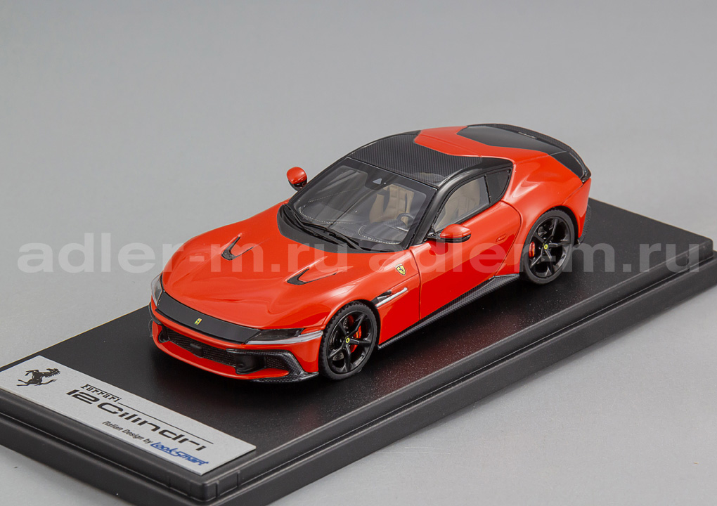 LOOKSMART 1:43 Ferrari 12 Cilindri (Rosso Scuderia) LS553F