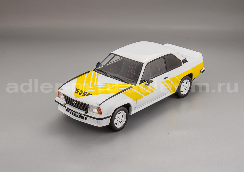 IXO 1:18 Opel Ascona B 400 - 1982 (white/yellow) CMC127