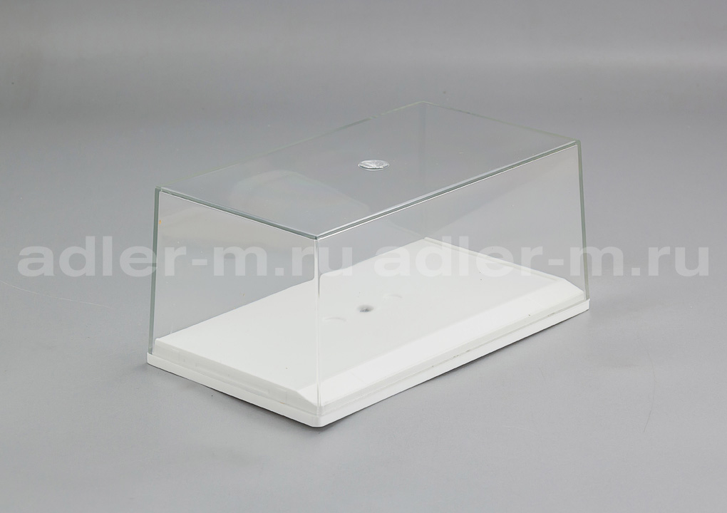 SB BOX  Бокс для модели в масштабе 1:43 (155*90*70 мм), белый подиум SB004