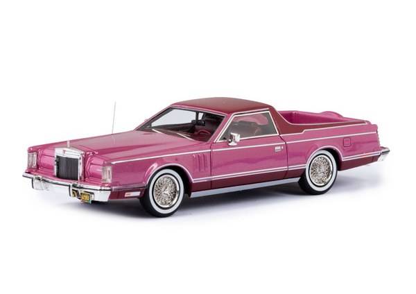ESVAL MODELS 1:43 Lincoln Continental Mark V Coloma pickup - 1977 (two-tone violet) EMUS43012B
