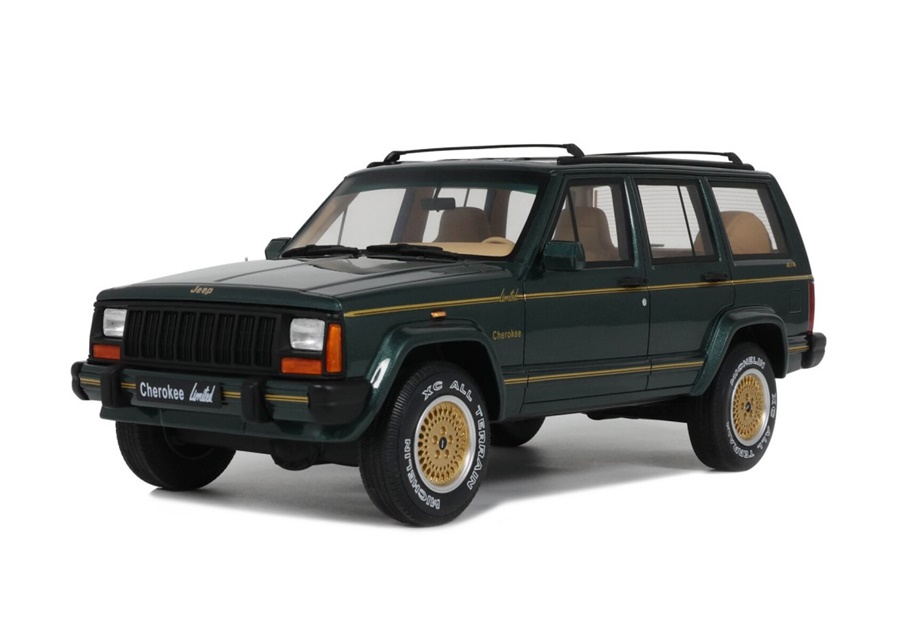 OTTO MOBILE 1:18 Jeep Cherokee XJ Limited - 1995 (hunter green) OT1204