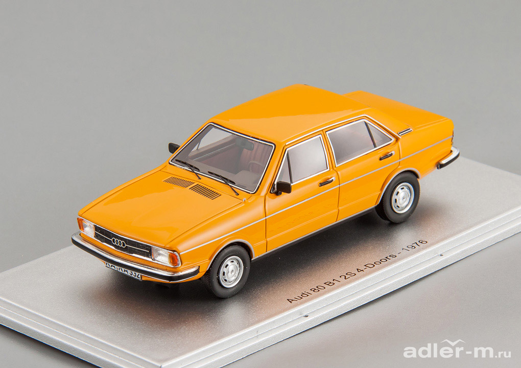 KESS SCALE MODELS 1:43 Audi 80 B1 4-door 1976 (orange) KE43038001