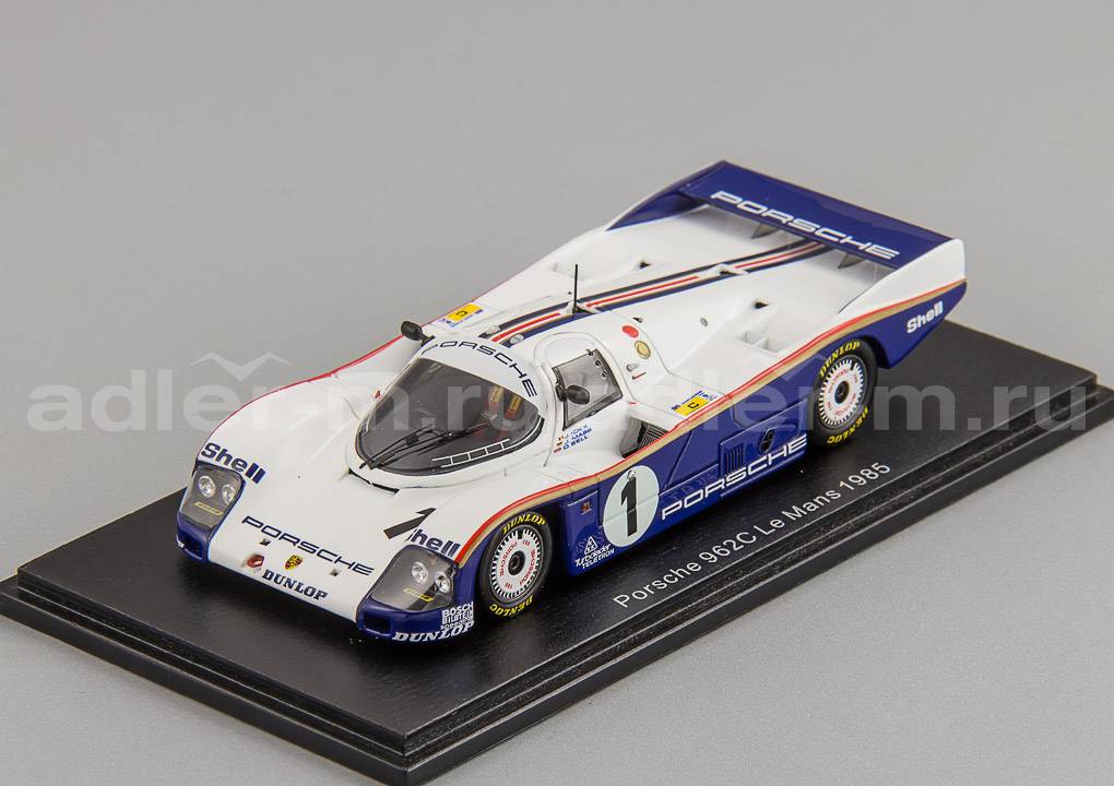 SPARK 1:43 Porsche 962C #1 24H Le Mans 1985 J. Ickx - J. Mass - D. Bell S4086